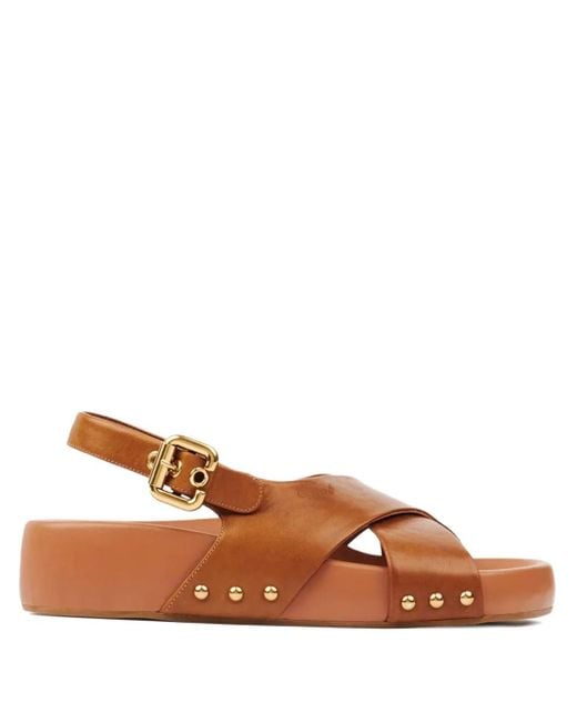 Sandalias Mae con apliques Chloé de color Brown