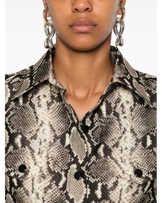 Duran Lantink Black Klassisches Hemd