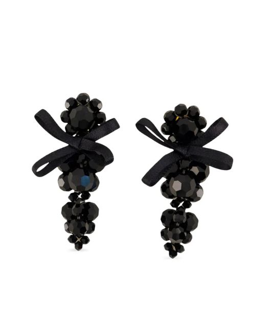 Orecchini Petite di Simone Rocha in Black