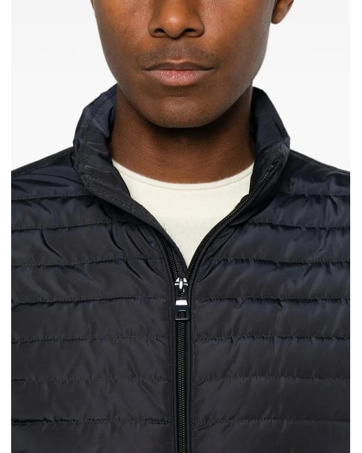 Geox Blue Wilmer Quilted Gilet for men