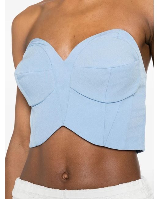 Rabanne Cropped Top in het Blue