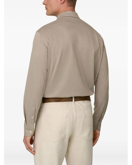 Boggi Natural Regular Fit Japanese Jersey Polo Shirt for men