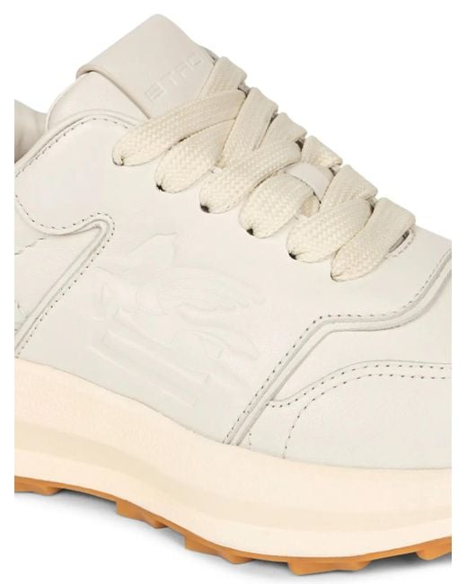 Etro White Pegaso Sneakers