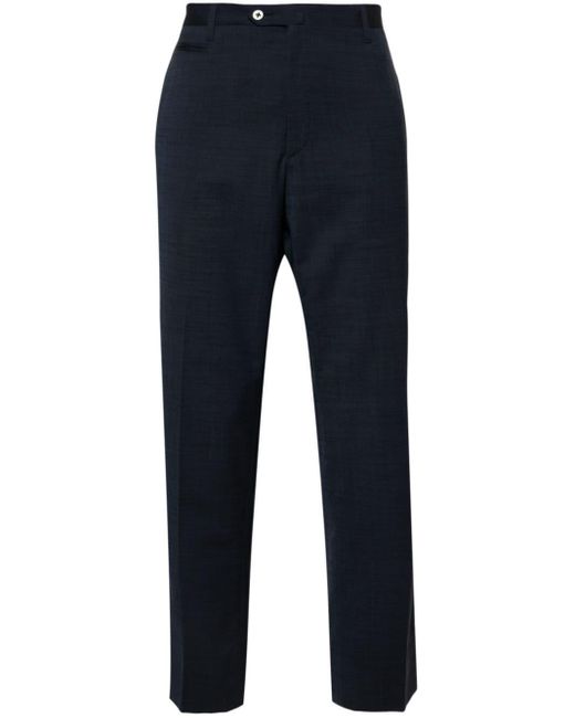 メンズ Corneliani Mid-rise Tailored Trousers Blue