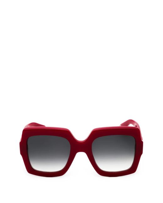 Roberto Cavalli Pink Oversized Square-Frame Sunglasses