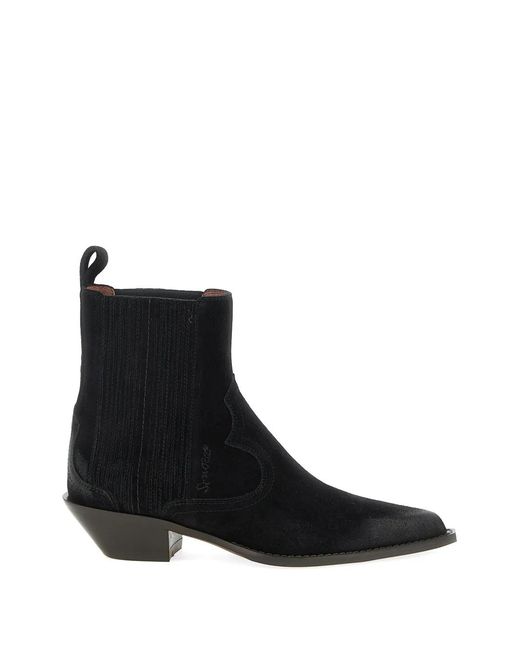 Sonora Boots Black 35Mm Hernan Pointed-Toe Chealsea Boots
