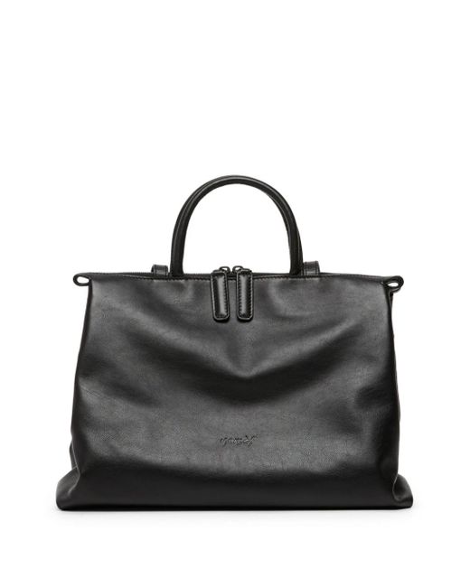 Marsèll Black Orizzontale Leather Shooulder Bag