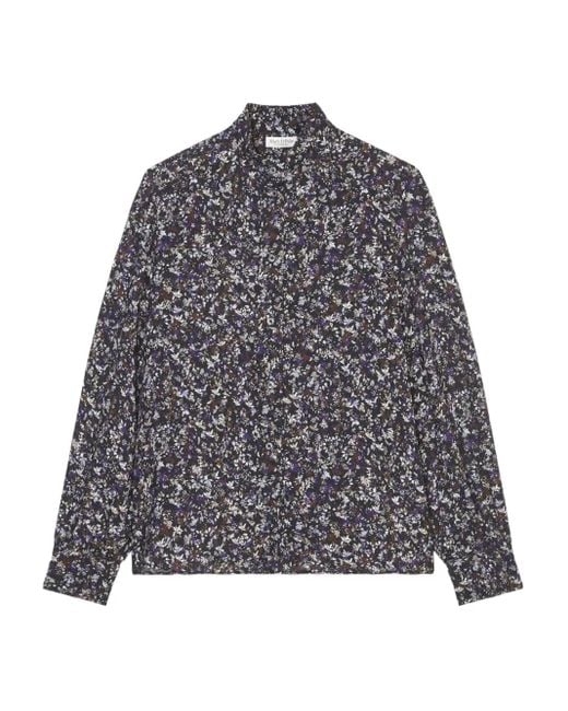 Marc O' Polo Gray Hemd Mit Blumen-Print