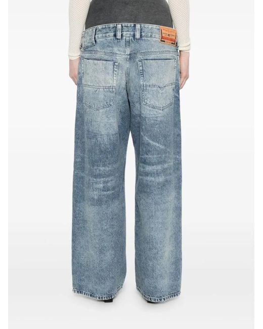 Vaqueros con efecto lavado DIESEL de color Blue