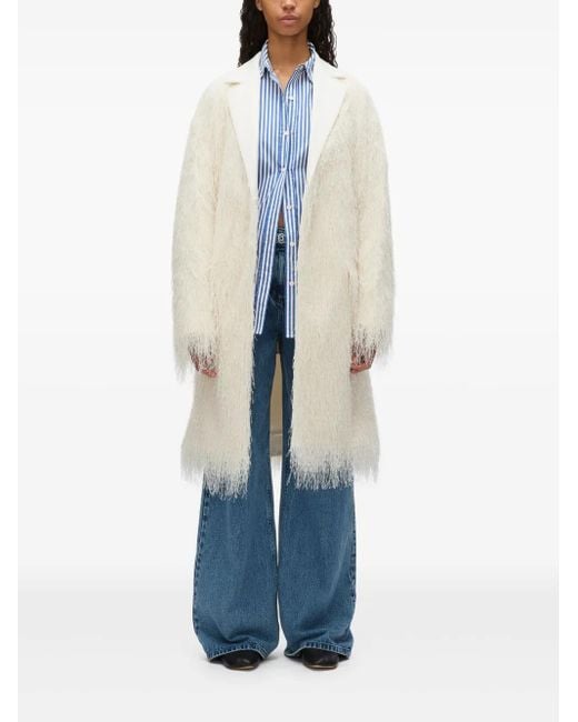 3.1 Phillip Lim Blue Fringe Tuxedo-Coat