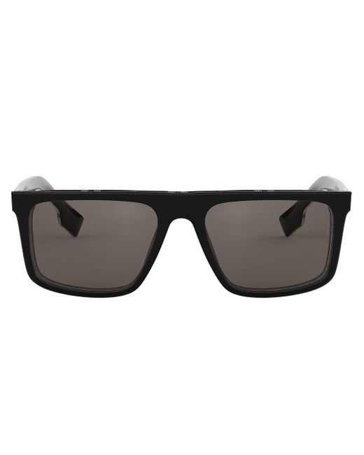 Burberry Black Rectangular-frame Sunglasses