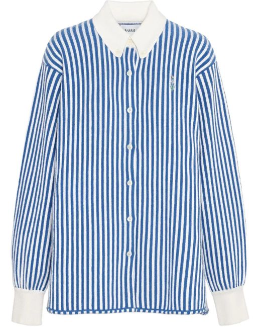 Camisa a rayas Barrie de color Blue