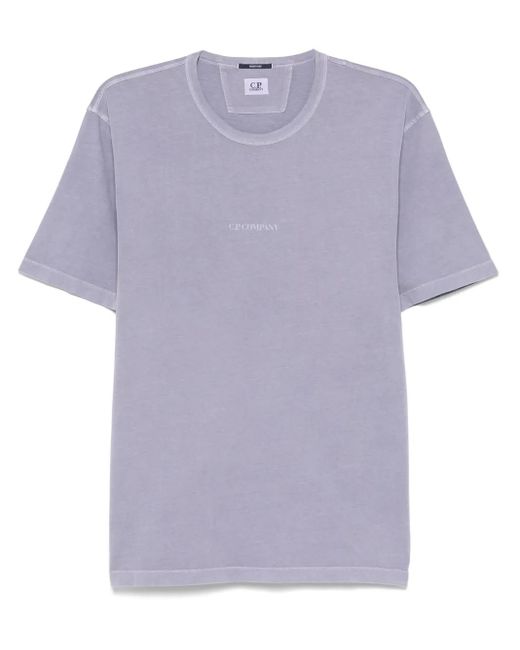メンズ C P Company コットン Tシャツ Purple