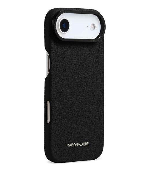 Maison De Sabre Black Leather Iphone 17 Air Case