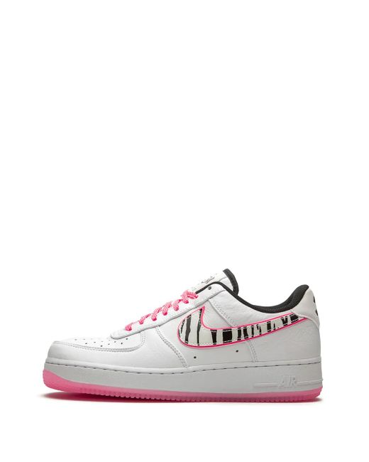 Nike White Air Force 1 07 Qs "South Korea" Sneakers