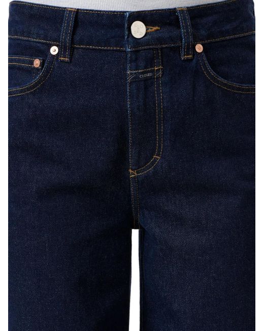 Closed Blue Wide-Leg Denim Jeans