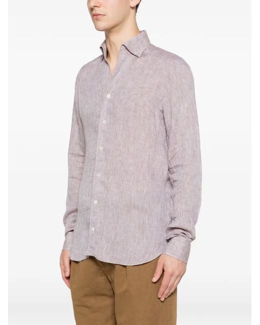 Arte' Gray Buttoned Shirt for men