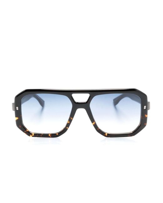 DSquared² Blue Hype Pilot-frame Sunglasses for men