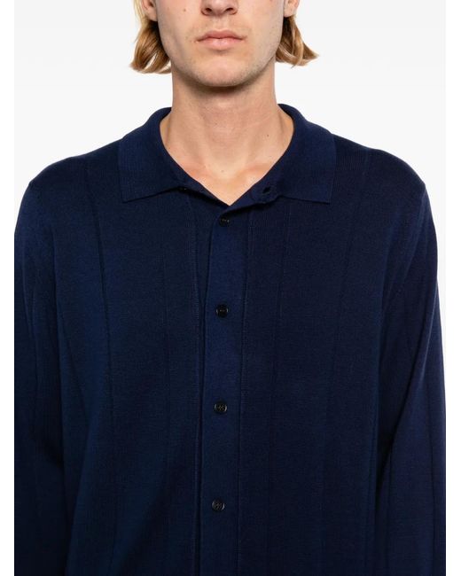 John Smedley Floyd Overhemd in het Blue voor heren