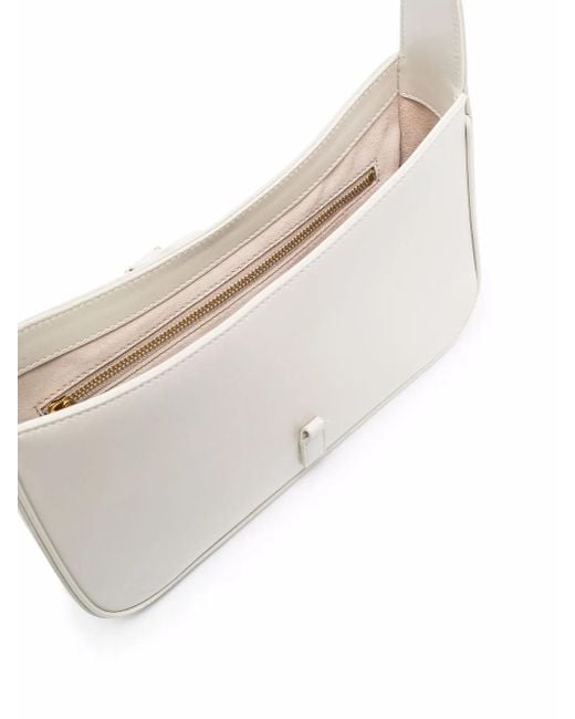 Saint Laurent White "Le 5 À 7" Shoulder Bag