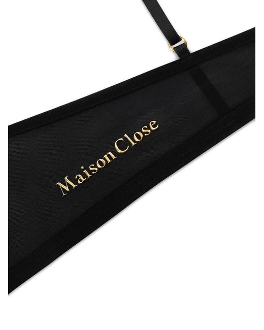 Maison Close Black Double Sens Bra