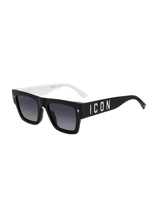 DSquared² Black Icon Sunglasses