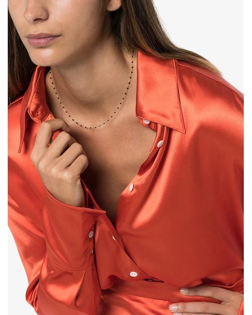 Gigi Clozeau White 18Kt Beaded Necklace