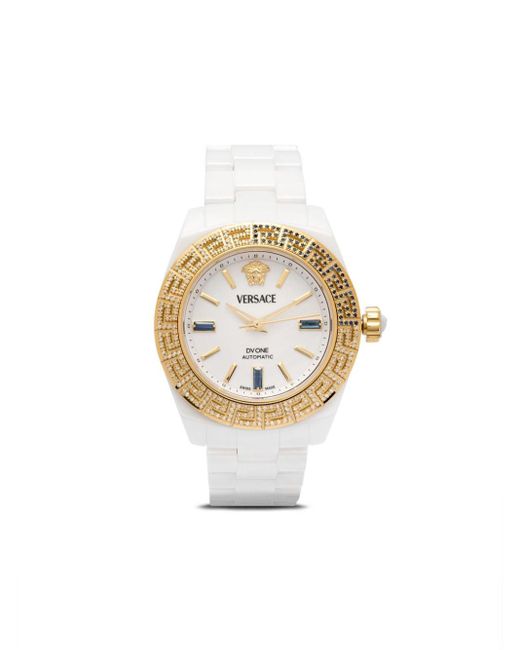 Versace White Dv One Automatic 40mm for men