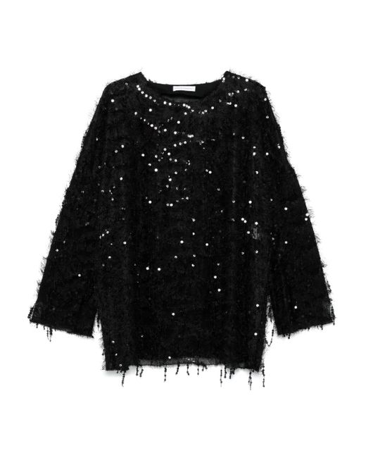 Haut À Ornements De Sequins Niccolò Pasqualetti en coloris Black