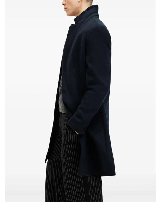 Abrigo con botones AllSaints de hombre de color Blue