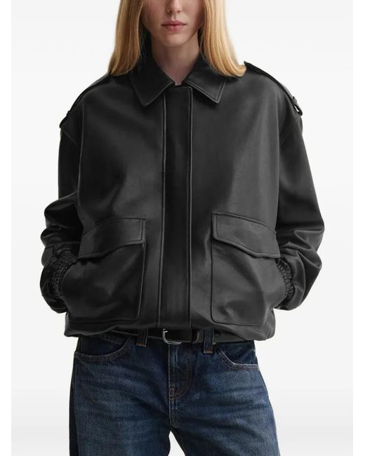 Arma Black Astra Leather Jacket