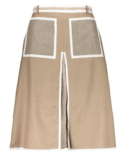 Burberry Natural Midi Skirts