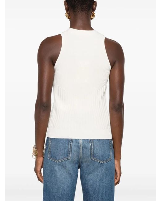 Max Mara White Bimba Waistcoat