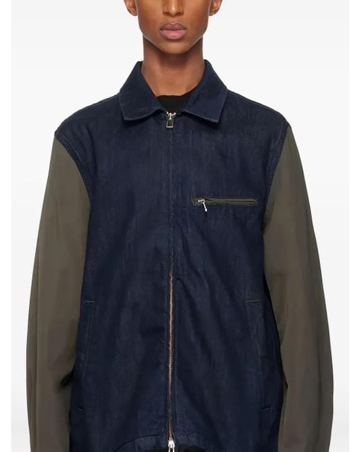 Chaqueta vaquera con diseño colour block Paul Smith de hombre de color Blue
