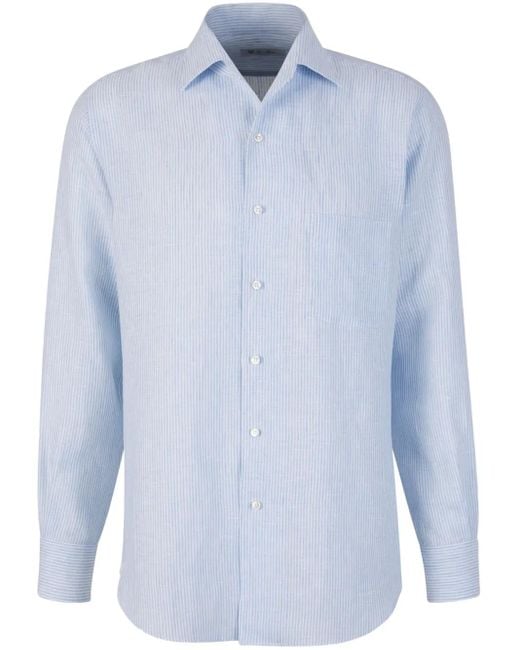 Loro Piana André Hemd in Blue für Herren