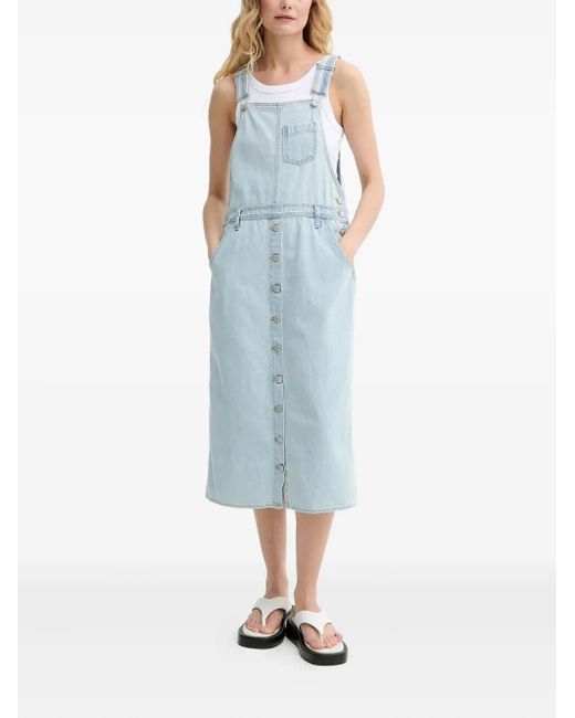 denim midi dungaree dress Denim Pinafore Midi Dungaree Dress Uk Womens Denim Midi Pinafore Midi Dress Women's Denim Dungaree