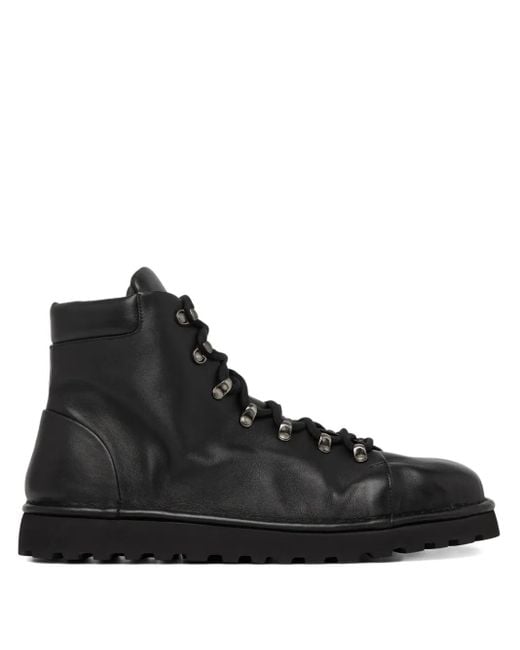 メンズ Marsèll レースアップ ブーツ Black