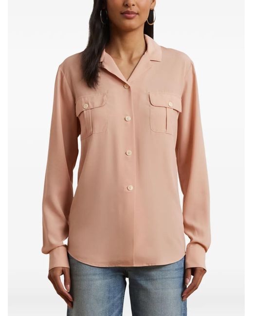 Ralph Lauren Pink Buttoned Blouse