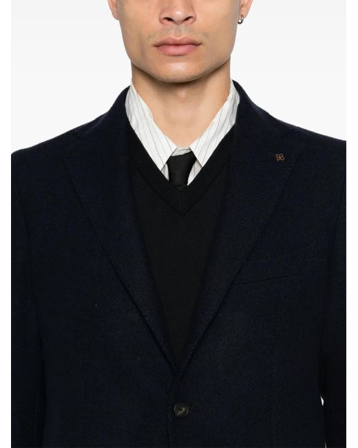 Tagliatore Blue Giacca Monopetto A Due Bottoni for men