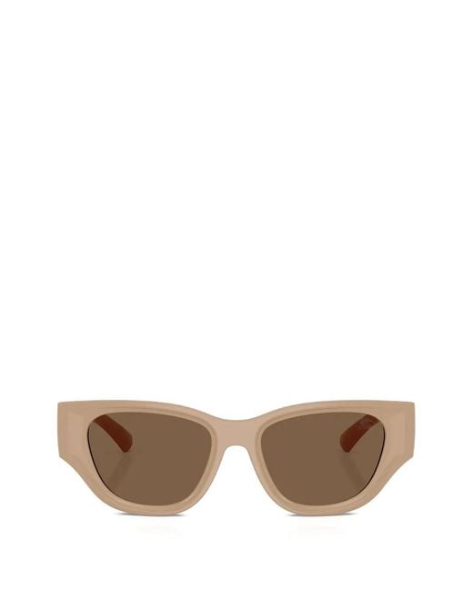 Burberry Multicolor Lunettes De Soleil À Monture Ronde