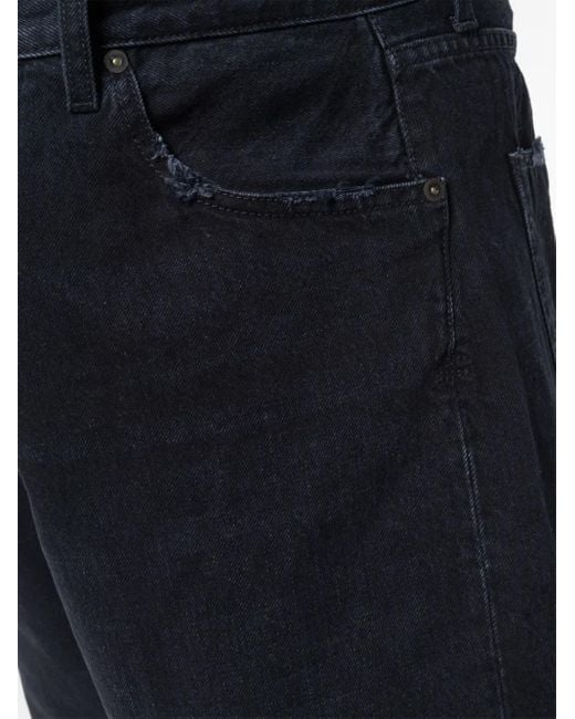 Unravel Project Blue Layered Jeans for men