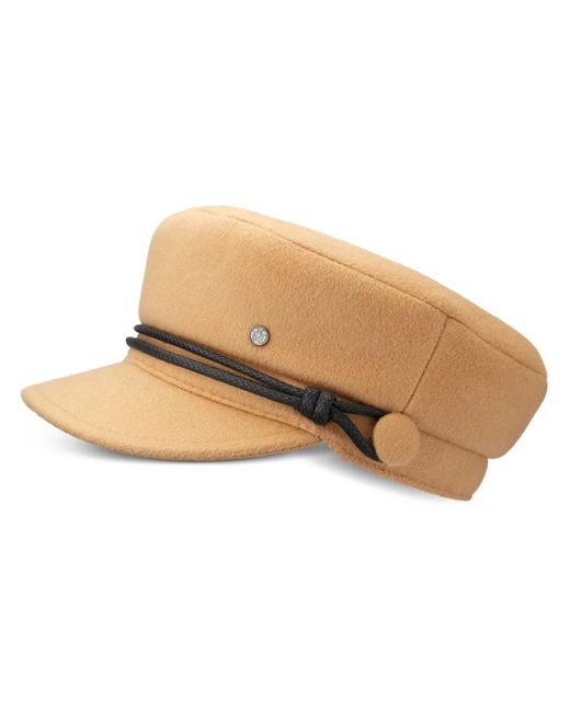 Maison Michel Natural New Abby Cashmere Sailor Cap