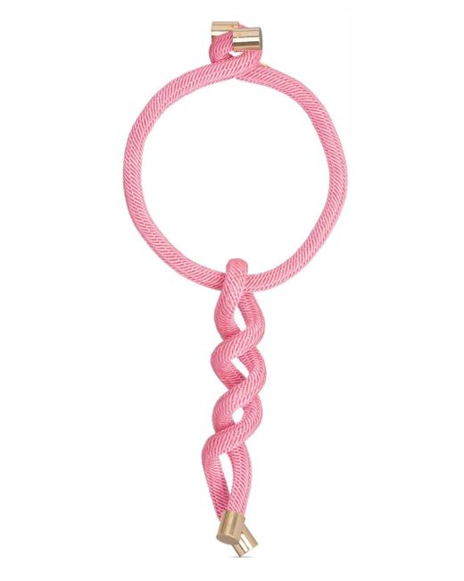 Collar de cuerda Hazel Silvia Tcherassi de color Pink