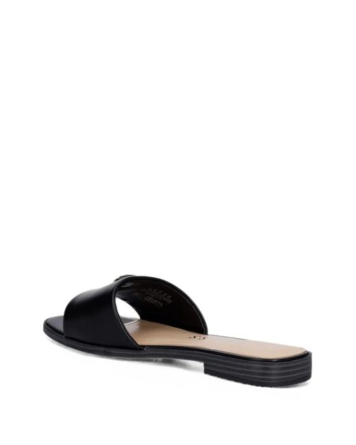 Guess White Ramlan Logo-Plaque Slides