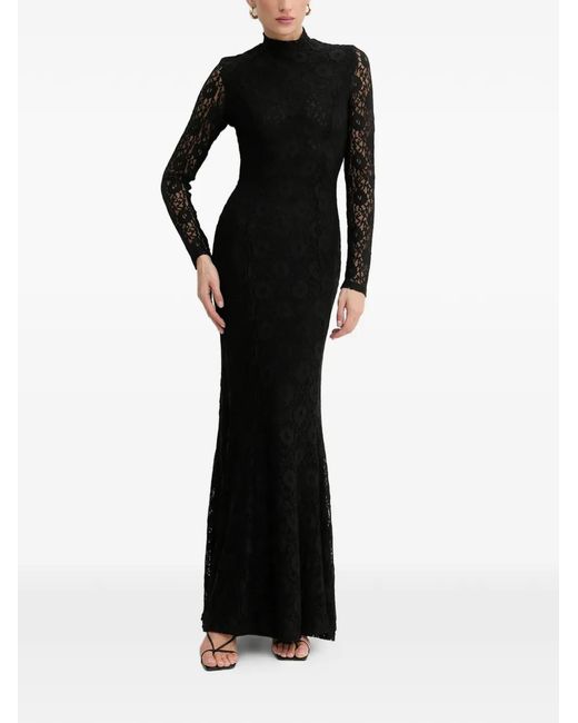Bardot Harlyn All-Over-Lace Maxi Dress in Black | Lyst