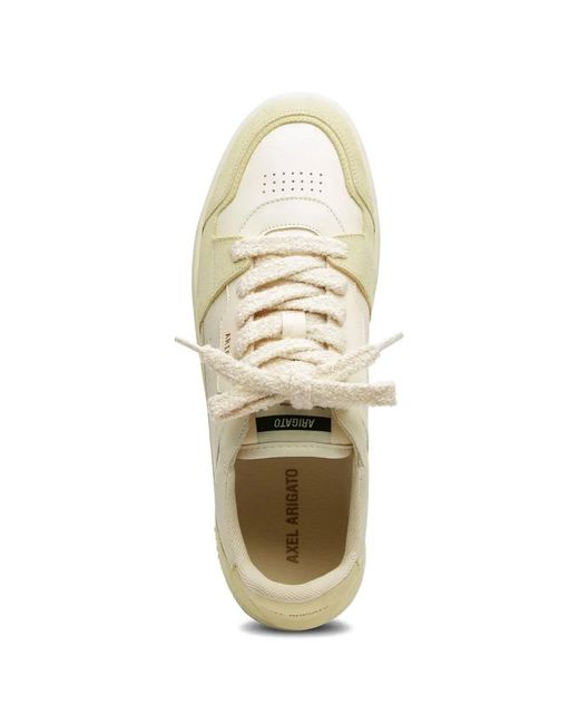 Axel Arigato Men's White Dice Lo Leather Sneakers