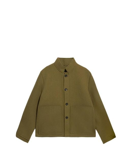 Fortela Green Miller Patch-Pocket Jacket for men