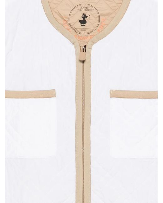 Save The Duck White Jalina Jacket
