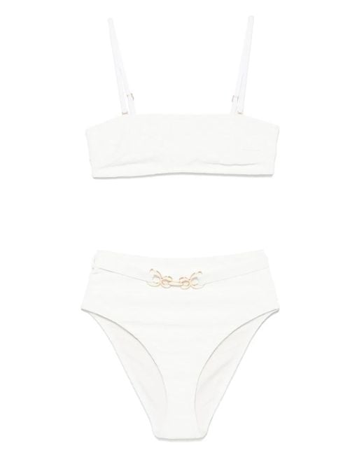 Zimmermann Maxine Bikini in het White