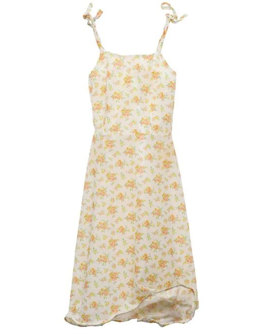 Prada Multicolor Floral-Print Dress